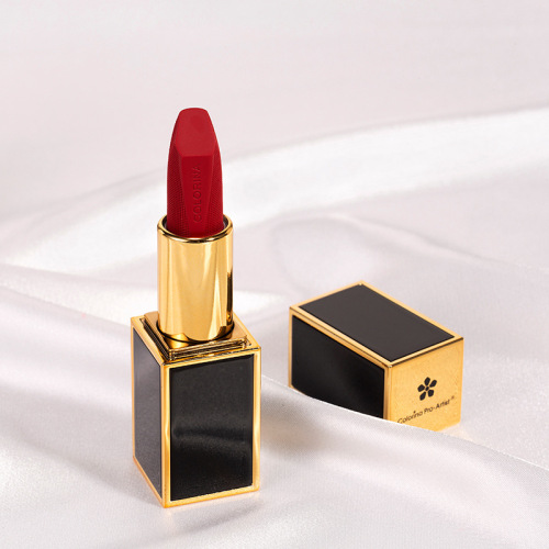 Tiktok Black Gold Retro Matte Lipstick Not Easy to Fade Cosmetics Factory Wholesale