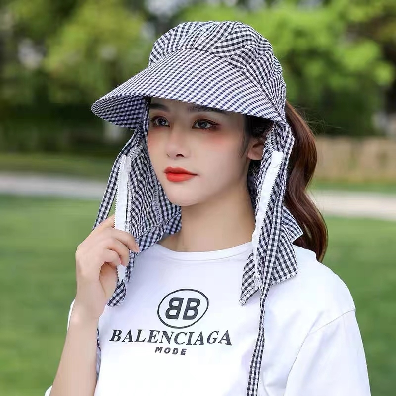 Special sunscreen Hat Women's summer face covering mountaineering and cycling sun outdoor veil full face cooling hat