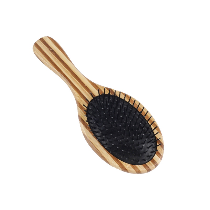 Ningbo factory produces air cushion massage comb bamboo flower and bamboo airbag Oval new wooden comb spot goods