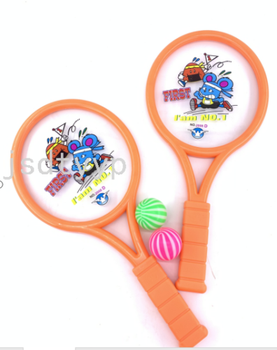Children‘s Tennis Racket Badminton Racket Parent-Child Interactive Sports Outdoor Sports Game Toy Kindergarten Baby 3-12
