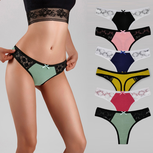 Manufacturer Supply Women‘s Sexy Thong Yunmengni Cross-Border E-Commerce Women‘s Underwear Foreign Trade Women‘s Thong Wholesale