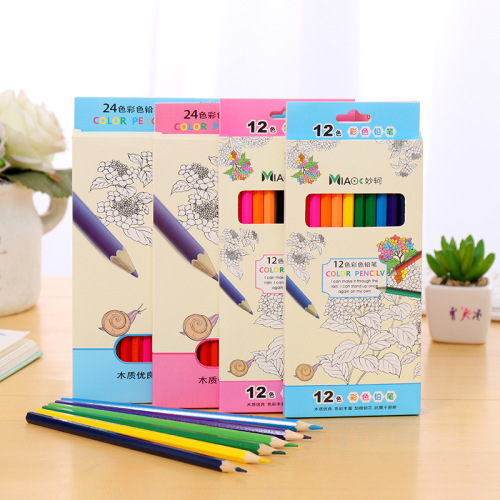 Children‘s Art Supplies 12 Color Pencil Kindergarten Small Gift Painting Graffiti Color Pencil Factory Wholesale