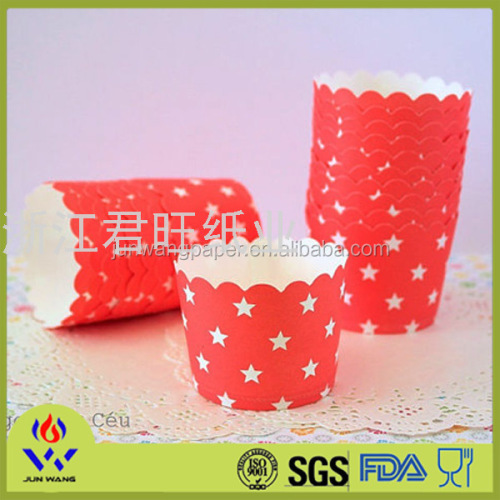 production of small dots cake paper cup 5cm50 installed cups flame cup tulip cup cake tray