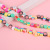Ornament New Products Trendy Women's Fashion Polymer Clay Bracelet Decorations Material Accessories Color Scattered Beads Wholesale Factory Direct Supply