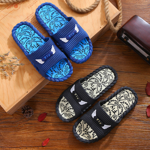 Home Men‘s Slippers Summer Fashion Indoor Flip Flops Hotel Slippers Boys Outdoor Beach Slippers Wholesale