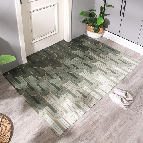 cross-border nordic style pvc leather door mat floor mat carpet home doormat and foot mat can be cut at random wholesale