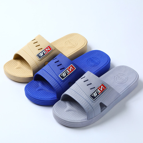 One Piece Dropshipping Factory Wholesale Summer New Slippers Men‘s Platform plus Home Indoor and Outdoor Bathroom Slippers