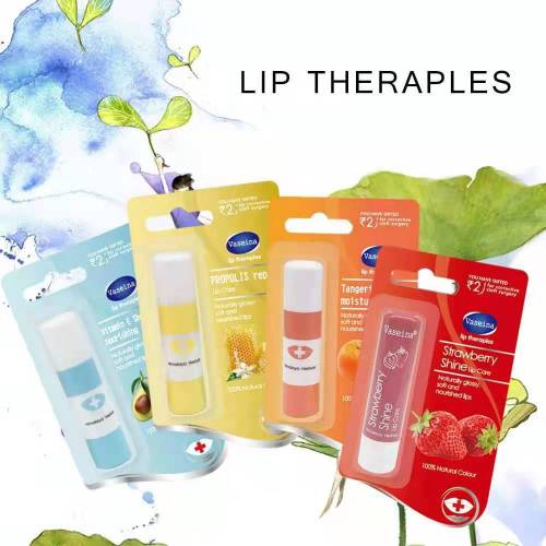 Vaseline Plant Lip Balm Natural Long-Lasting Moisturizing Anti-Cracking Foreign Trade Exclusive