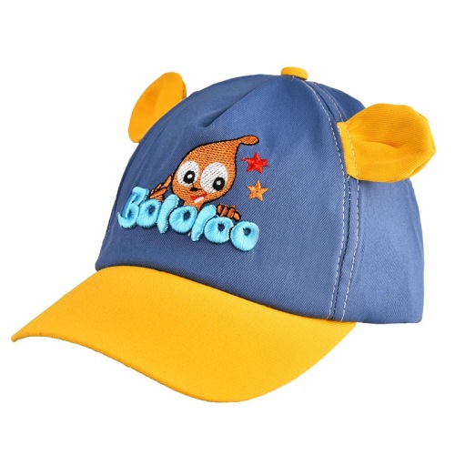 Children Hat Cute Spring/Summer Unisex Baby Hat Korean Style Baby Hat Fashion Cartoon Sun-Proof Peaked Cap