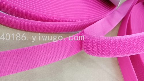 High-Grade Soft Nylon Color No Wool Balls Color Shot Hook & Loop Sticky Banner for Infants