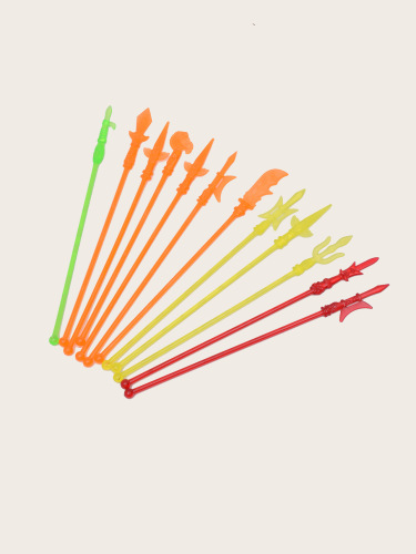 Creative Weapon Ins Style and Other Patterns Multi-Color Optional Cocktail Juice Stirring Rod