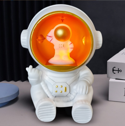big head astronaut glowing bluetooth speaker spaceman christmas creative gift birthday gift decoration audio y599