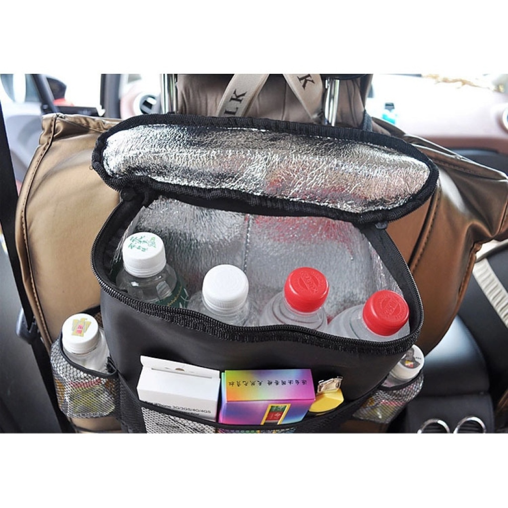 新款 汽车冰包 椅背袋置物袋储物收纳包 汽车多功能牛津布收纳袋详情3