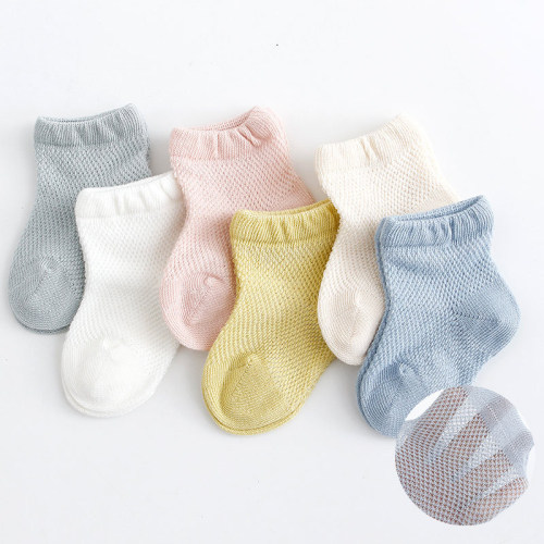 Children‘s Socks Children‘s Socks Summer Thin Mesh Children‘s Socks Boneless Newborn‘s Socks Loose Babies‘ Socks Thin Cotton Mesh Baby‘s Socks