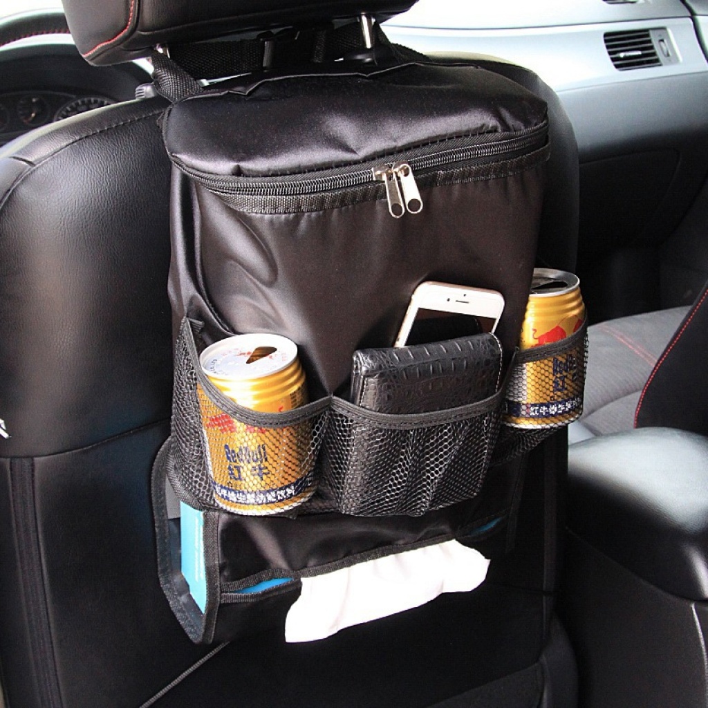 新款 汽车冰包 椅背袋置物袋储物收纳包 汽车多功能牛津布收纳袋详情5