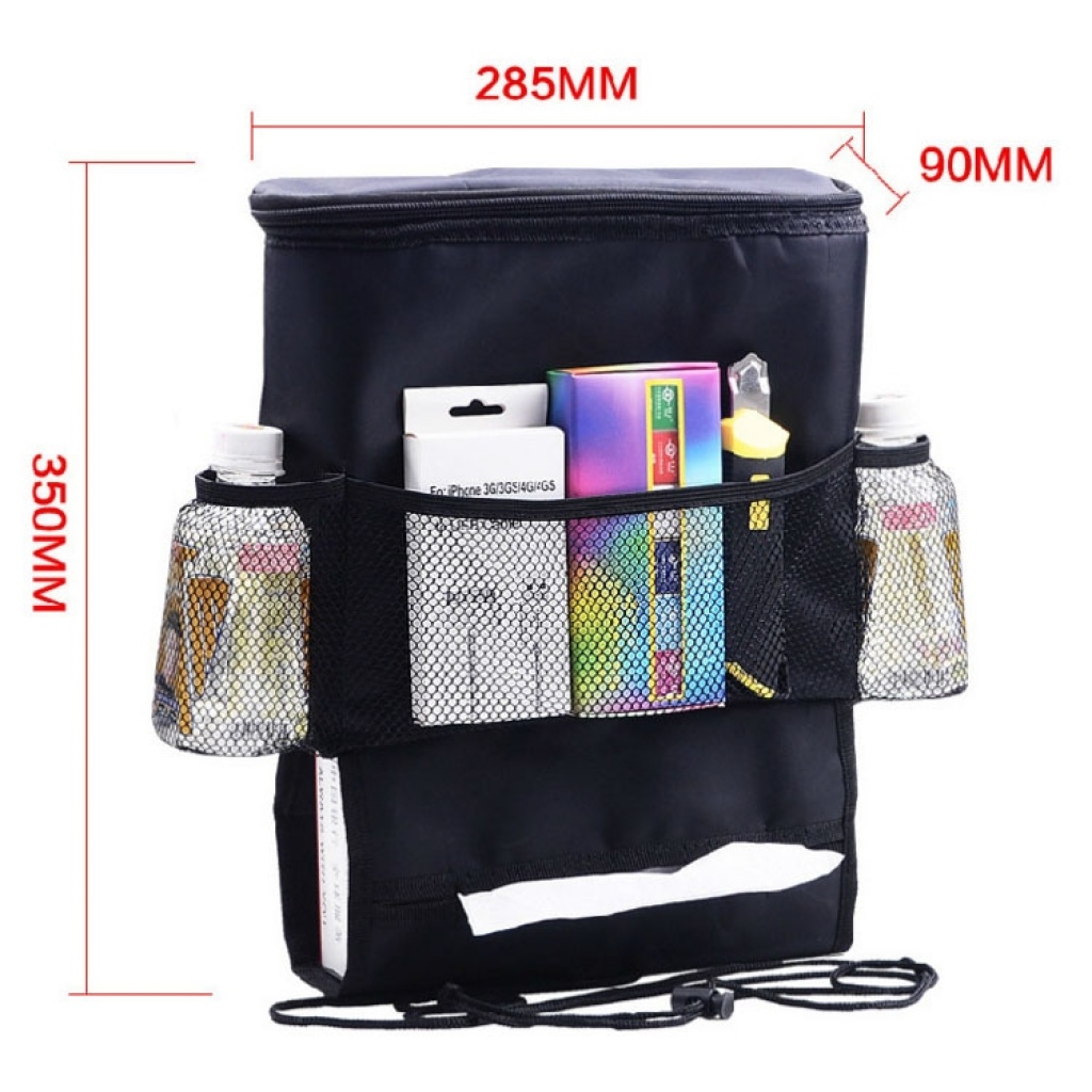 新款 汽车冰包 椅背袋置物袋储物收纳包 汽车多功能牛津布收纳袋详情2