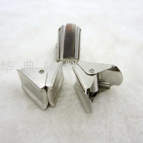 Huadian DHD Metal Pet Ribbon Clip Rope Clip Concave Ribbon Clip Triangle Clip 12mm13mm