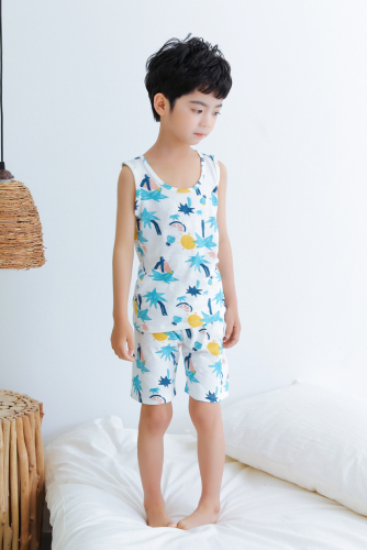 Children‘s Summer Printed Vest Set