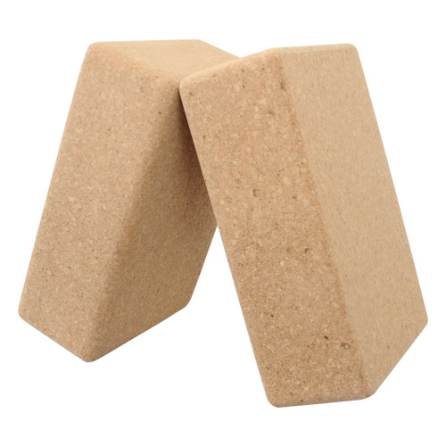 factory direct sale high density cork yoga brick yoga dance brick auxiliary brick wholesale customization