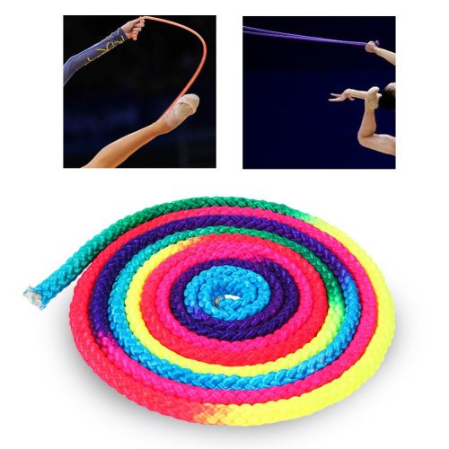3 M Colorful Art Gymnastics Rope Boutique Gradient Color Colorful Gymnastics Rope Art Gymnastics Props Cross Border