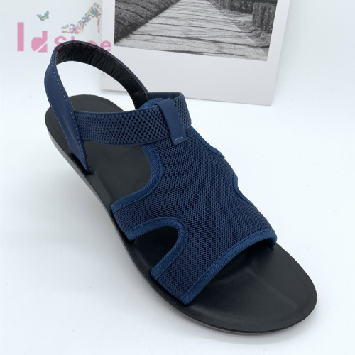 Summer New Ladies‘ Sandals Casual All-Matching Comfortable Sandals Guangzhou Women‘s Shoes Handcraft Shoes Flat Sandals