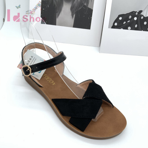 Summer New Women‘s Sandals Casual Versatile Comfortable Lady Sandals Guangzhou Women‘s Shoes Craft Shoes Flat Sandals 