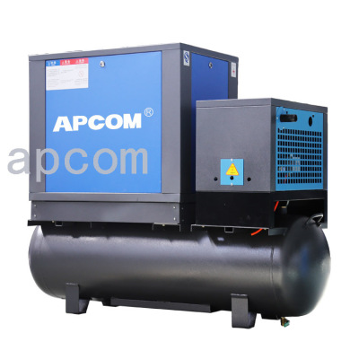 air compressor screw air compressor with tank and dryer 7.5HP