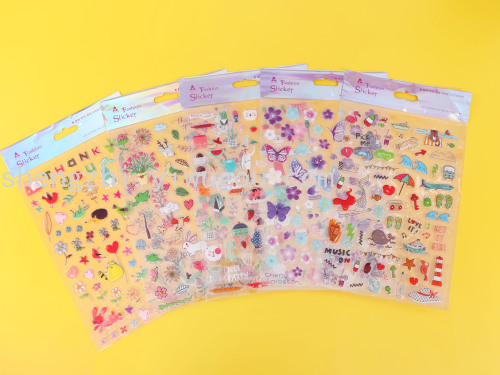 children teacher animal stickers teacher decorative cartoon cartoon wall stickers kindergarten transparent journal stickers