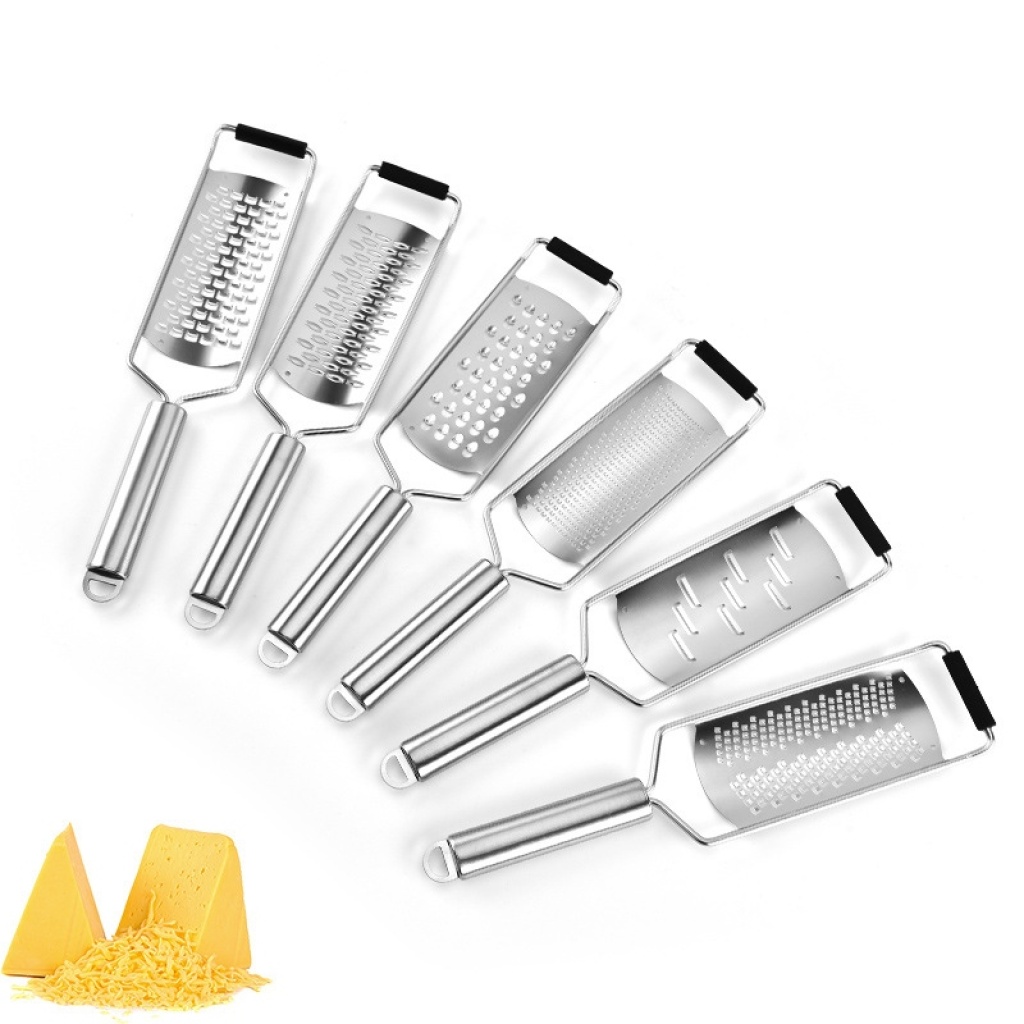 Stainless steel multi-functional grater, vegetable cheese grater, cheese grater, flat grater, kitchen small tools pic 17