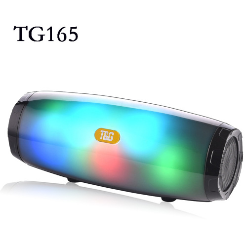 Cross-Border E-Commerce Hot-Selling Product Tg165 Bluetooth Speaker Dual Speaker Card Subwoofer Led Colored Lamp Creative Gift Audio