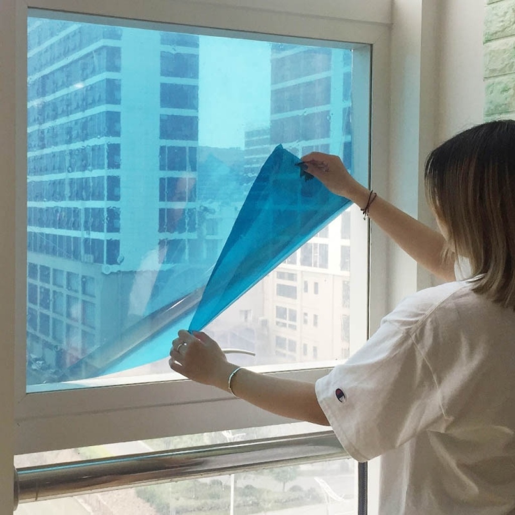 隔热膜窗户防晒玻璃膜全遮光不透光贴膜单向透视防窥家用遮光贴纸详情4