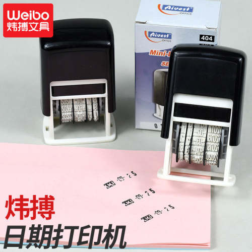 Weibo office Supplies Manual Printer Convenient and Fast Printing Machine Coding Machine Adjustable Date Printing