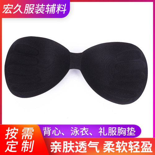 five finger bra underwear sponge chest pad one piece thickened cup swimsuit chest pad mold cup inserts sponge chest pad