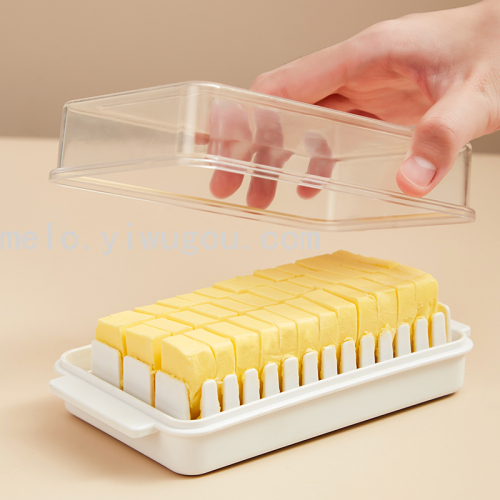butter cutting storage box， butter cutting crisper， sealed rectangular storage box 137