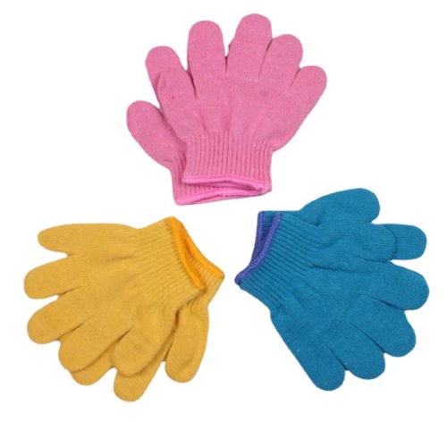 Factory Wholesale Customized Polyester Cotton Kindergarten Primary School Children Color Labor Gloves Knitting Working Gloves Manufacturer