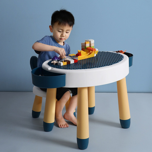 Multifunctional Lego Toy Table Children‘s Study Desk Play Sand Play Water Play Building Blocks Storage Sun Xiaomei Children Storage Table