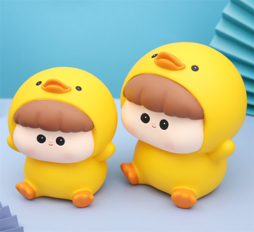 Cute Duck Coin Bank Children‘s Cute Large Capacity Can Enter and Exit Small Cute Duck Savings Bank Student Gift