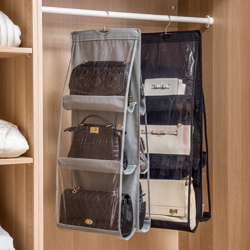 Three-Dimensional Six-Grid Storage Bag storage Bag Creative Sundries Bag Storage Hanging Bag Non-Woven Hanging Dust Bag