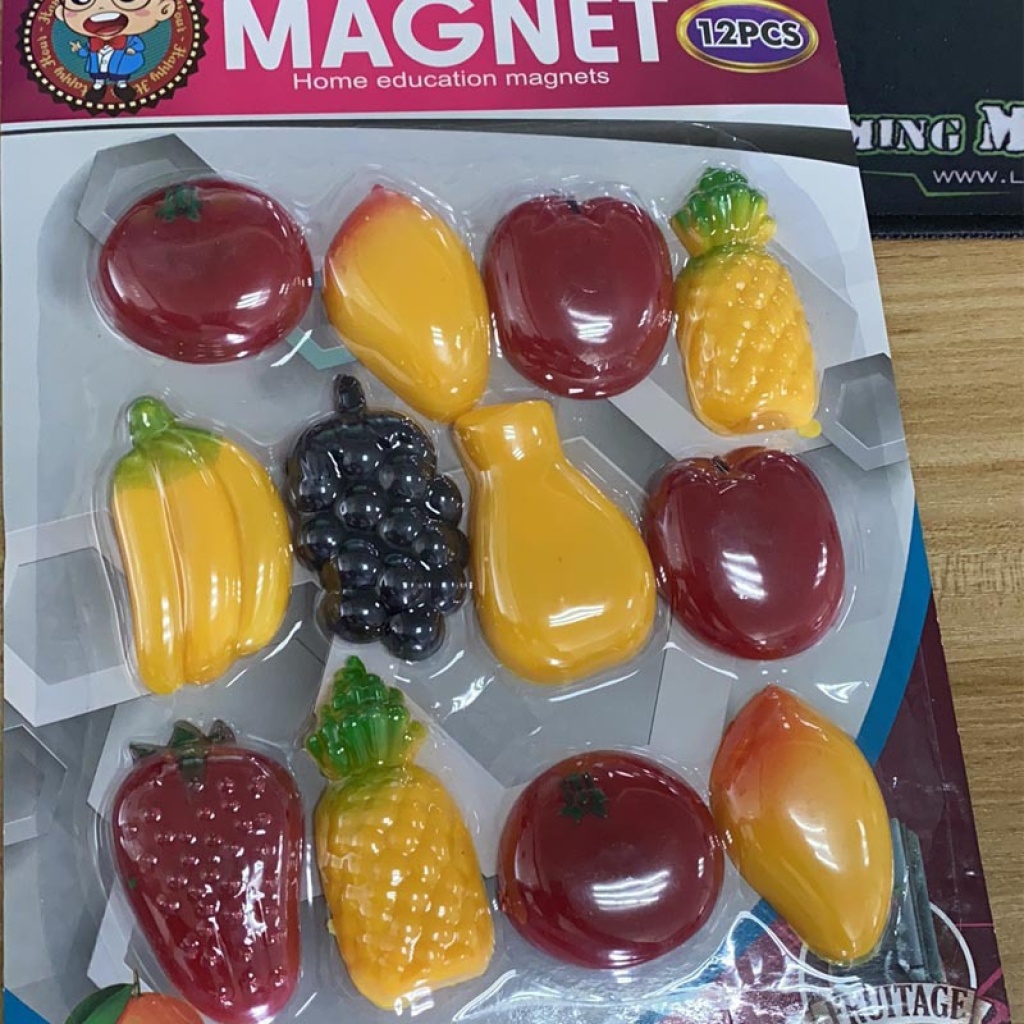 Vegetable refrigerator stickers, cartoon cute three-dimensional magnetic stickers, magnet creative magnetic stickers, a set of factory direct sales pic 14