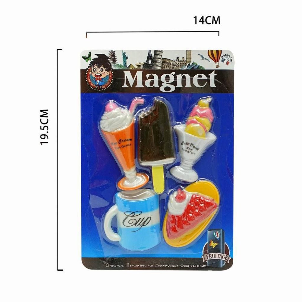 Vegetable refrigerator stickers, cartoon cute three-dimensional magnetic stickers, magnet creative magnetic stickers, a set of factory direct sales pic 8
