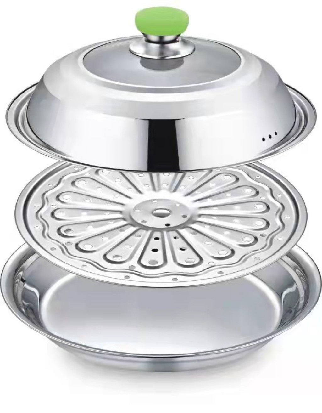 New stainless steel multi-functional grilling basin, vegetable washing, draining and water filtering basin, color box set, 2-4 pieces wholesale pic 8