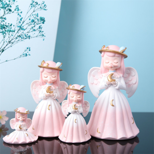 beautiful lilisi angel series resin hand-made ins style bubble girl decoration creative home decoration gift