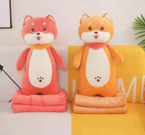 animal doll air conditioner plush toy car pillow blanket children‘s toy amazon cross-border one-piece delivery