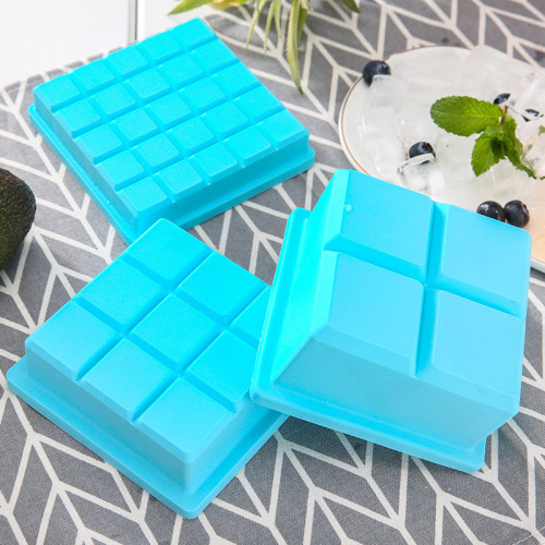 platinum grade silicone ice box 4/9/25 grid ice cube mold silicone ice cube