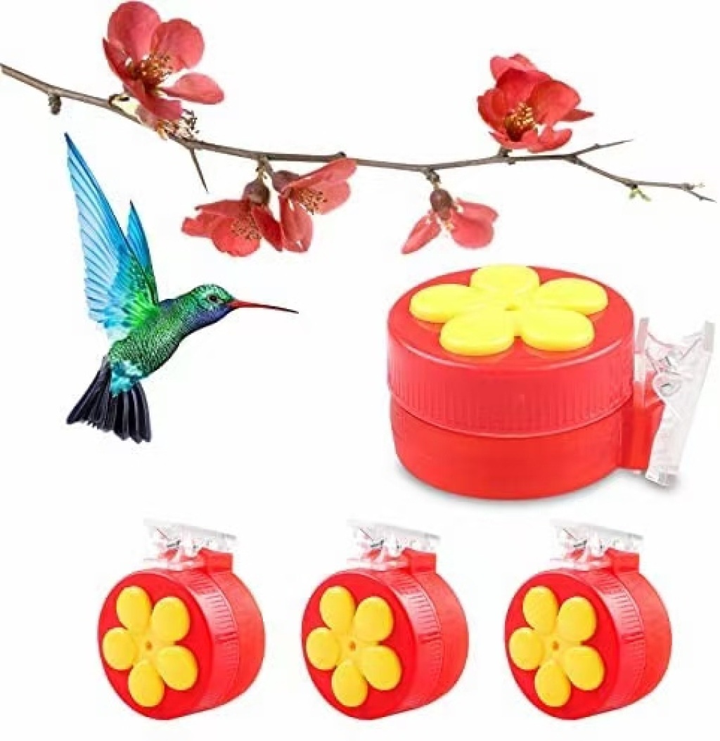 hummingbird feeder悬挂式六边蜂鸟喂鸟器喂食器wild bird feeder详情9