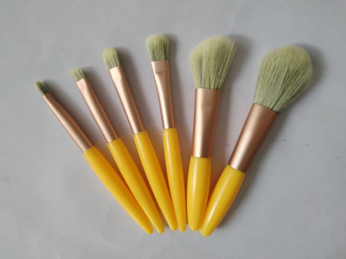 6 pieces convenient powder brush blush eyeshadow highlight eyeshadow brush