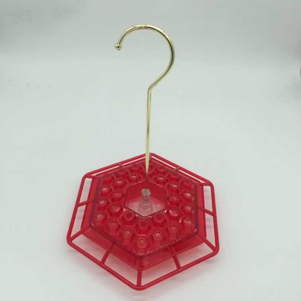 hummingbird feeder悬挂式六边蜂鸟喂鸟器喂食器wild bird feeder详情4