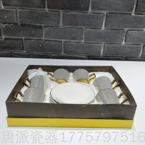 ceramic coffee cup saucer coffee spoon ceramic cup water cup coffee set six cups saucer thermos teapot tea set flower tea cup