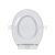Plastic O-Type Buffer Toilet Lid 907