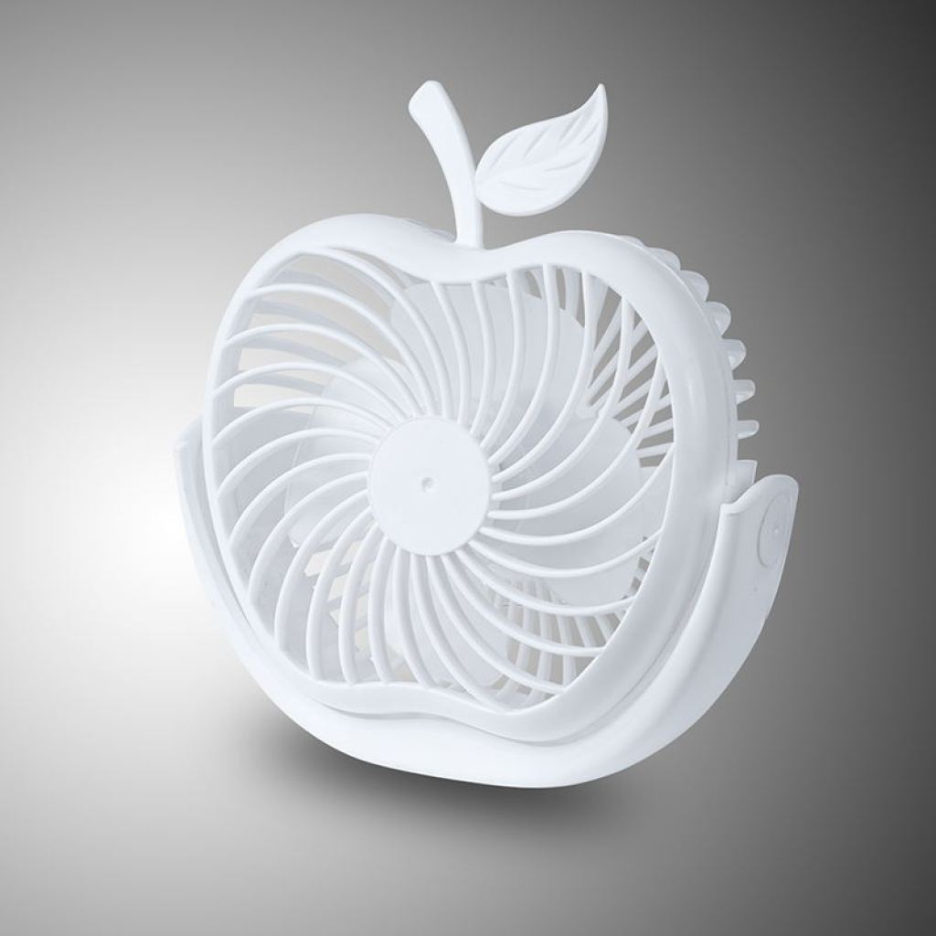 可爱创意苹果usb迷你小风扇台式办公桌面学生宿舍床头静音可拆洗详情7